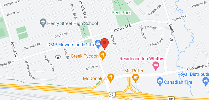 map of 1010 GREEN ST